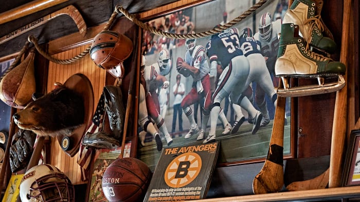 Located across the street from Boston’s arena, The Fours was a home to a trove of memorabilia.